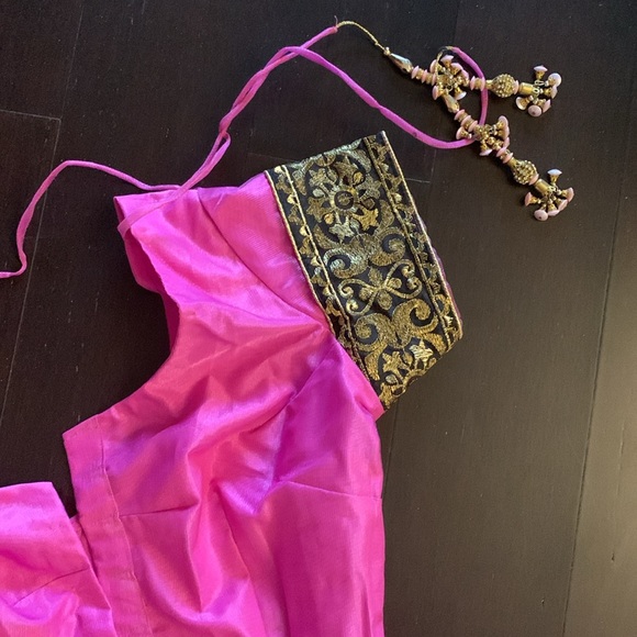 Barbie Pink indian saree - Picture 4 of 4